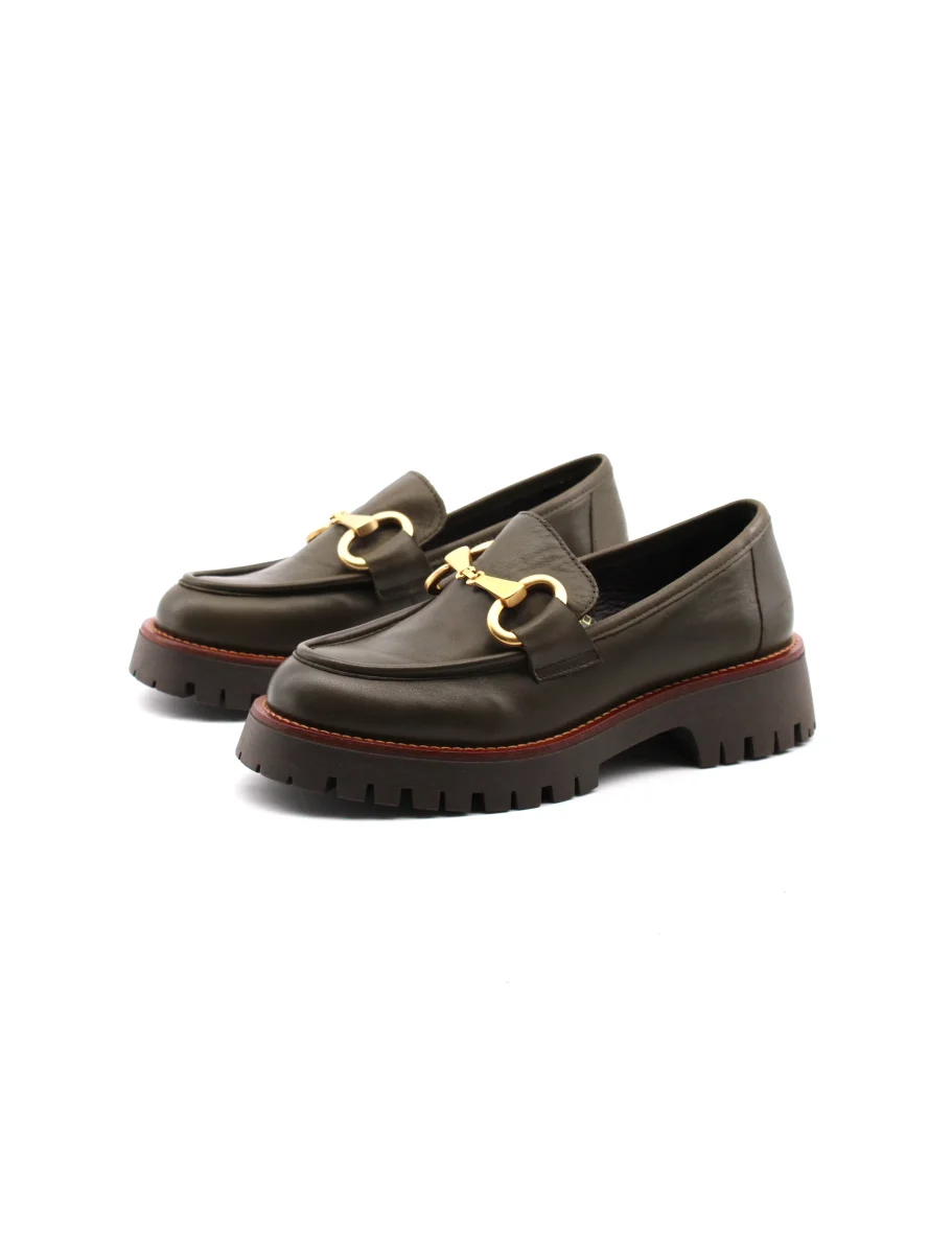 Mocassino Chunky in pelle con morsetto - immagine 4