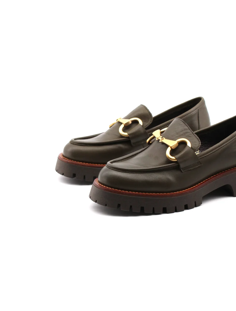 Mocassino Chunky in pelle con morsetto - immagine 5