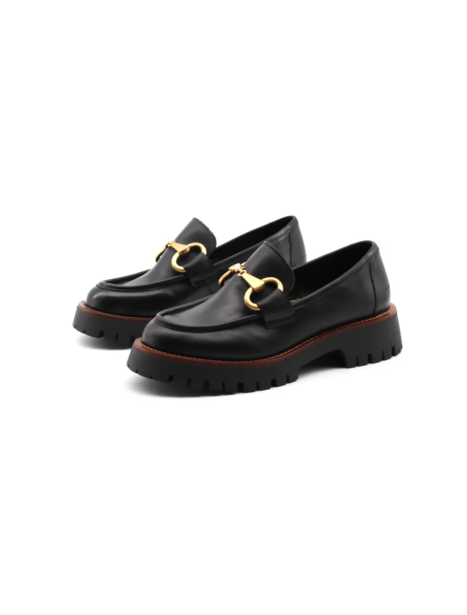 Mocassino Chunky in pelle con morsetto - immagine 4