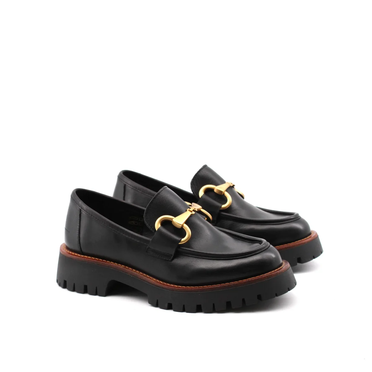 Mocassino Chunky in pelle con morsetto - immagine 7