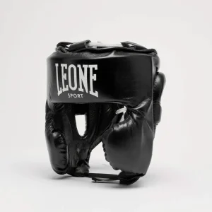 Caschetto Leone Sport Augusto Classico Nero con parazigomi