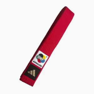 Cintura Adidas Kata WKF Rosso