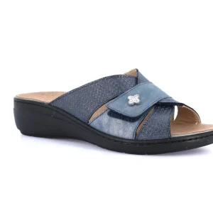 CIABATTA  CON PLANTARE ESTRAIBILE A FASCIA CON STRAPPO REGOLABILE ESSI GRUNLAND DONNA