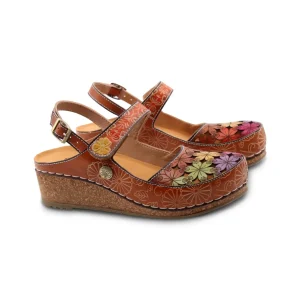 Facscineo 0121 sabot con zeppa da donna