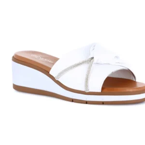 CIABATTA FASCIATA CON FASCE BRILLANTINATE FLOK GRUNLAND DONNA