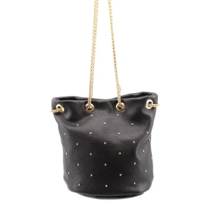 Frida borsa a mano con borchie e catena