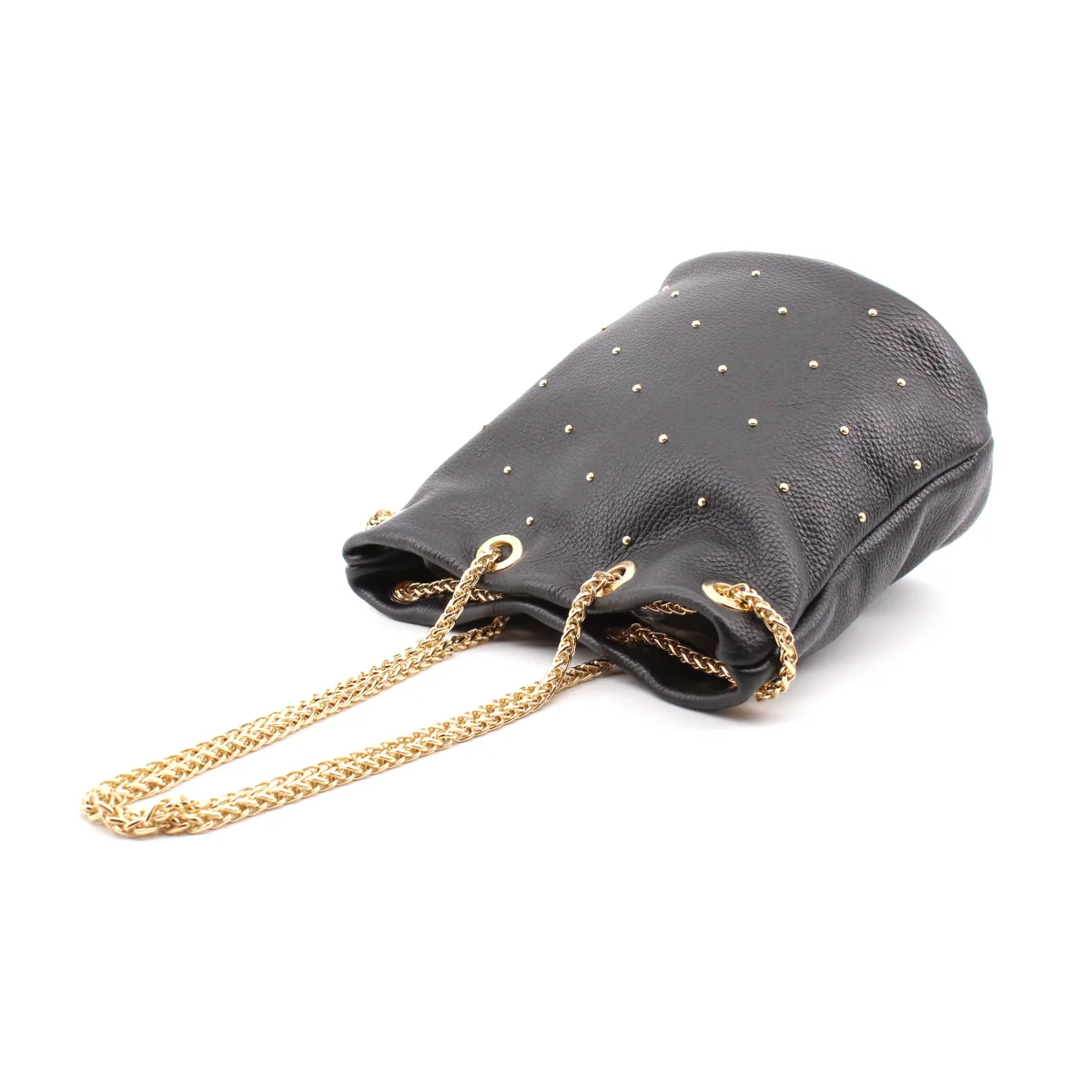 Frida borsa a mano con borchie e catena - immagine 6