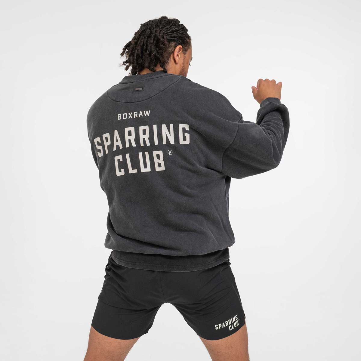 Felpa Boxraw Sparring Club Oversize Nero