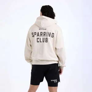 Felpa Boxraw Sparring Club Oversize con cappuccio Beige