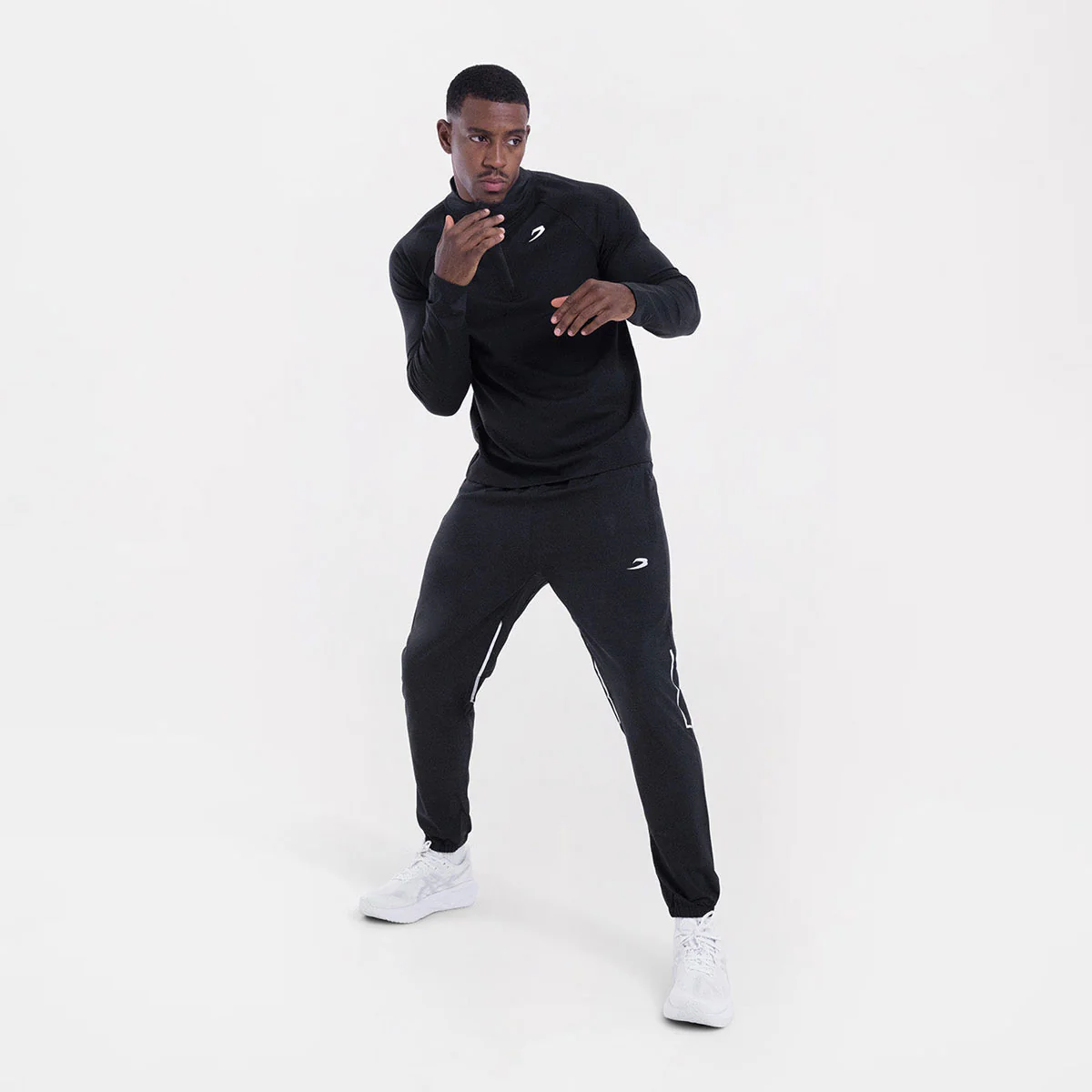 Felpa Boxraw Valdes con zip Nero - immagine 8