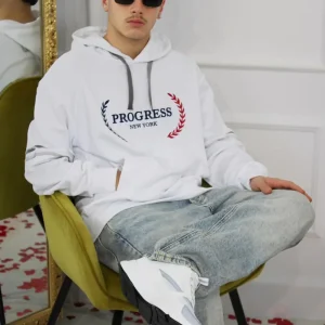Felpa Progress Bianco