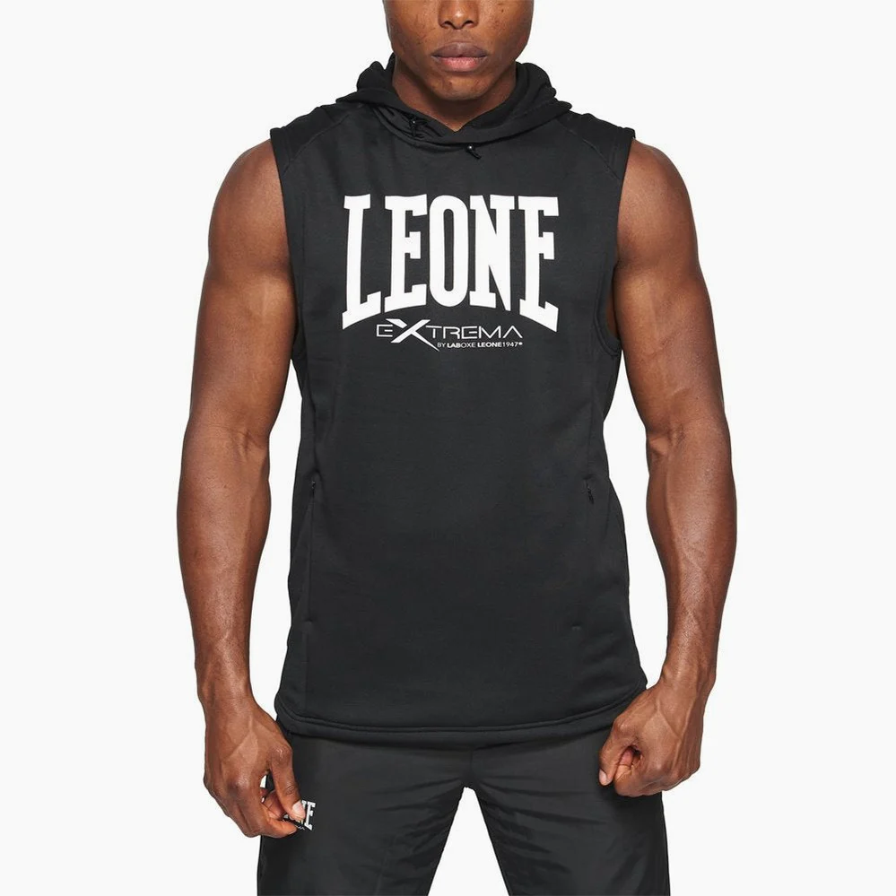 Smanicato Leone Extrema Logo con cappuccio ABX110