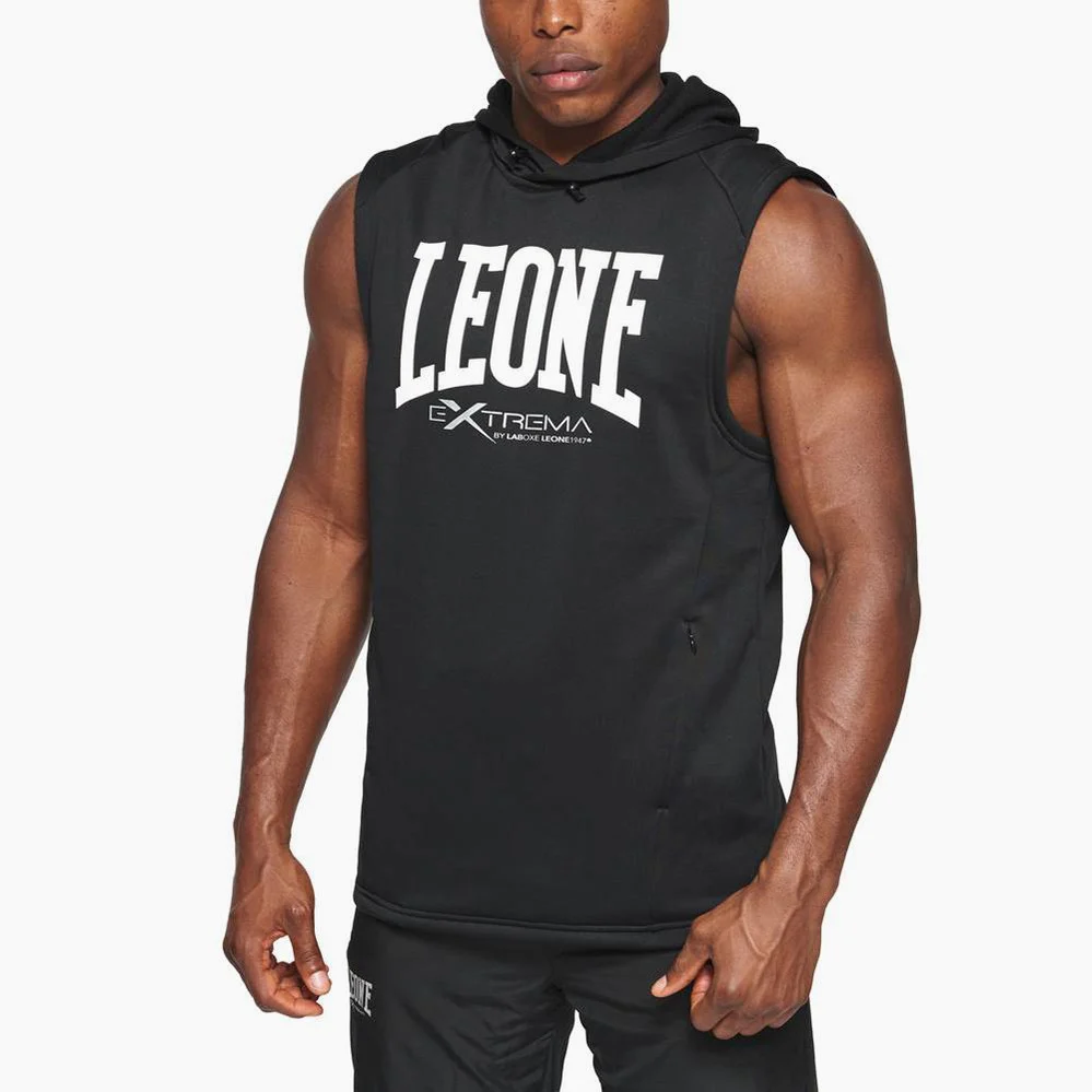 Smanicato Leone Extrema Logo con cappuccio ABX110 - immagine 4