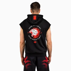 Felpa smanicata Venum x Mike Tyson Tiger con cappuccio Nero