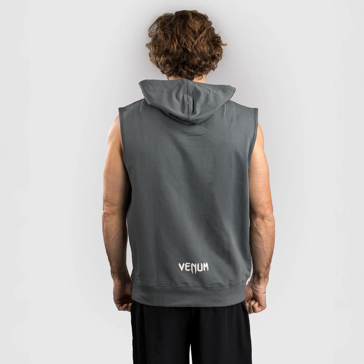 Felpa smanicata Venum Sparring con cappuccio Grigio - immagine 5