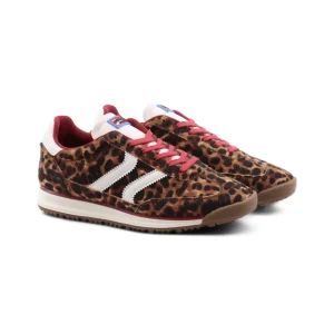 Sneaker leopardata da donna
