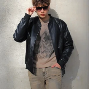 Giubbotto Pelle Uomo