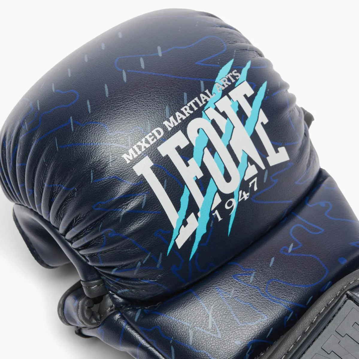 Guanti MMA Leone Primal Instinct Training GP116 con pollice Blu - immagine 6