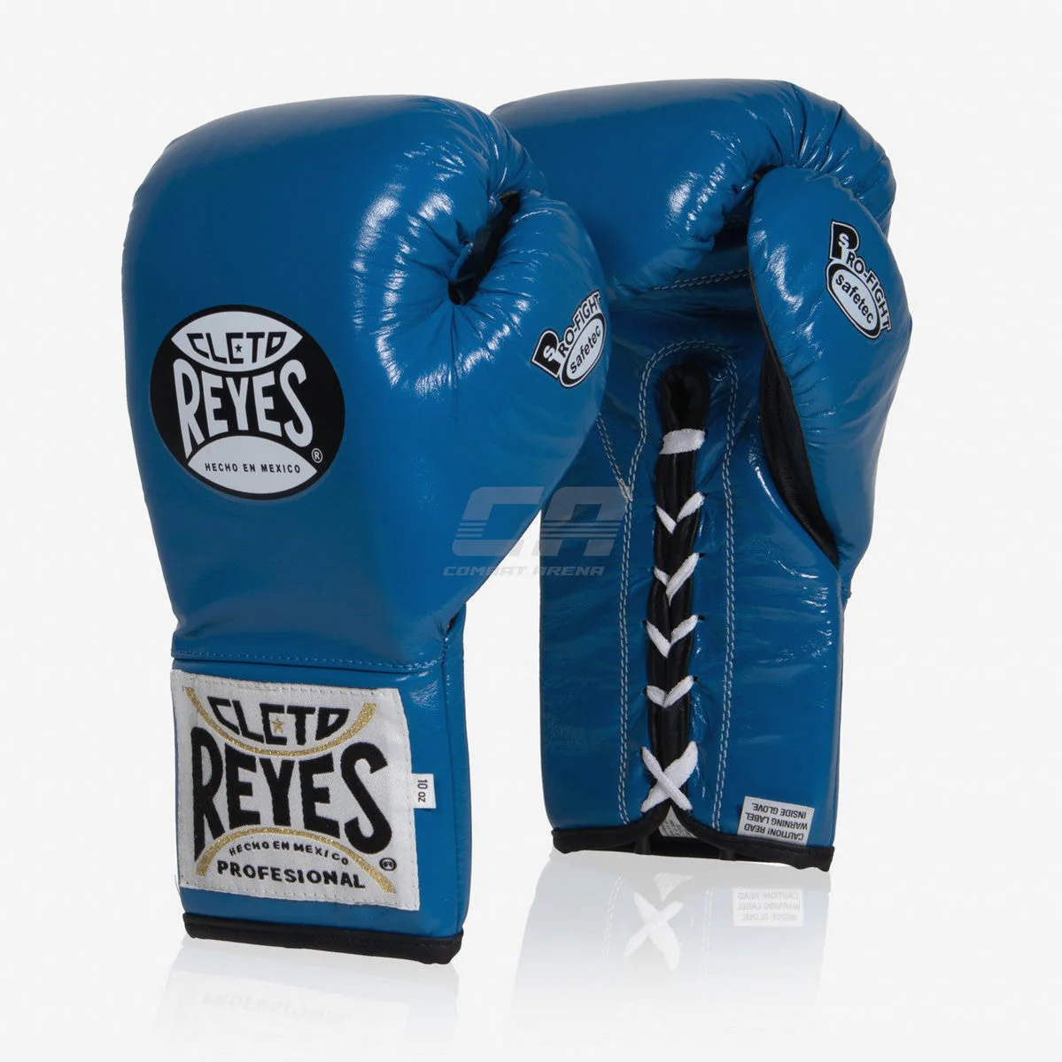 Guantoni Cleto Reyes Safetec CB4 Blu-nero con lacci