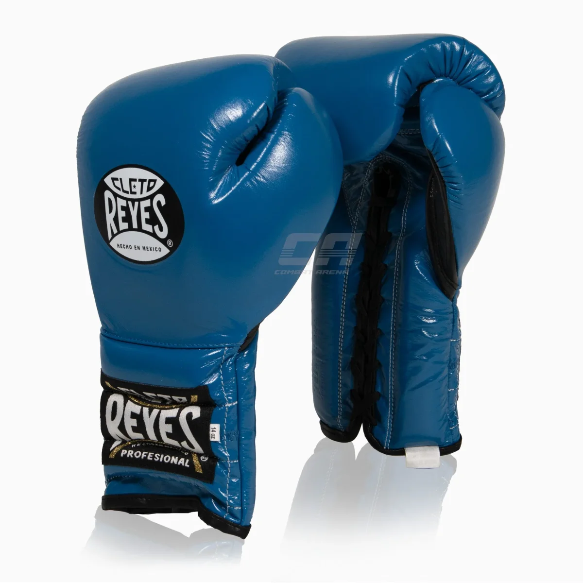 Guantoni Cleto Reyes Traditional Training CE4 Blu-nero con lacci