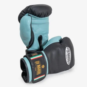 Guantoni Di Nardo con velcro 14 Oz Nero-acqua