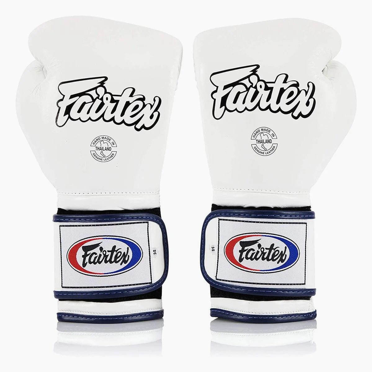 Guantoni Fairtex Mexican Style BGV9 Bianco-blu piping - immagine 3