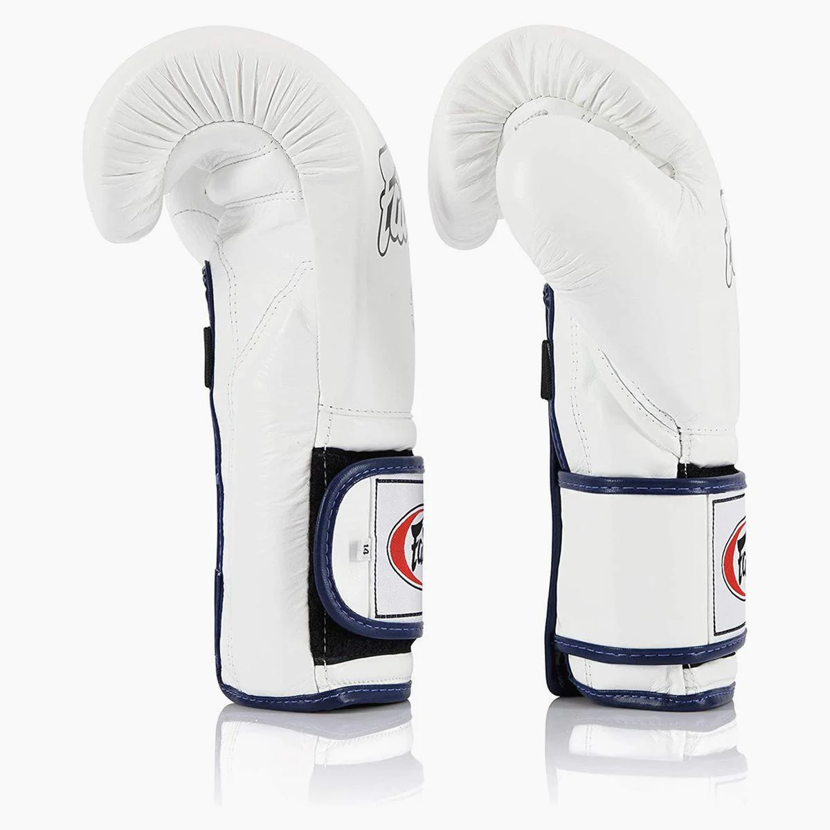 Guantoni Fairtex Mexican Style BGV9 Bianco-blu piping - immagine 4