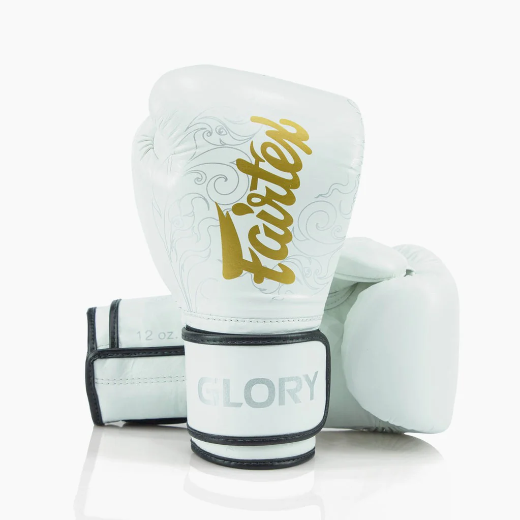 Guantoni Fairtex x Glory BGVG3 Bianco-oro