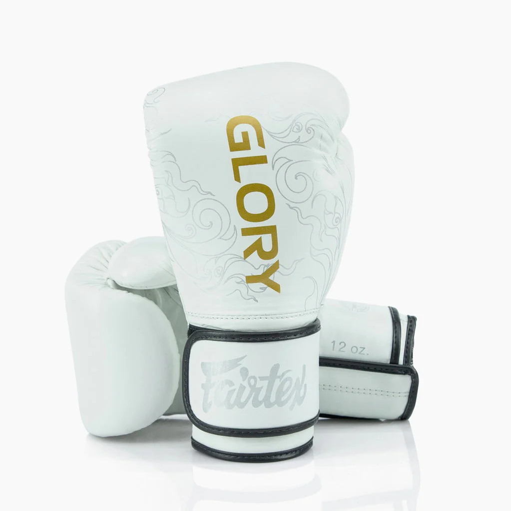 Guantoni Fairtex x Glory BGVG3 Bianco-oro - immagine 3