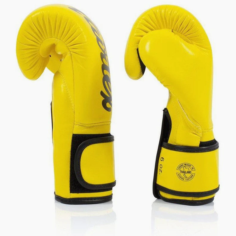 Guantoni Muay Thai Fairtex BGV14 Giallo - immagine 4