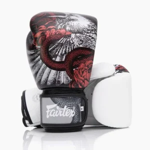 Guantoni Muay Thai Fairtex BGV24 The Beauty of Survival con scatola in legno