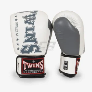 Guantoni Muay Thai Twins Special BGVL 8 Bianco-grigio