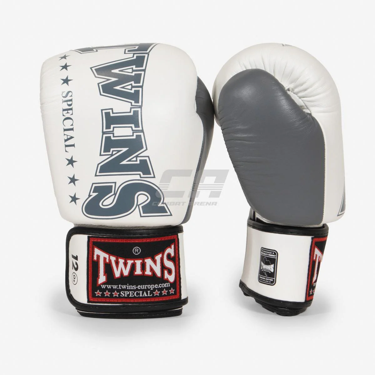 Guantoni Muay Thai Twins Special BGVL 8 Bianco-grigio