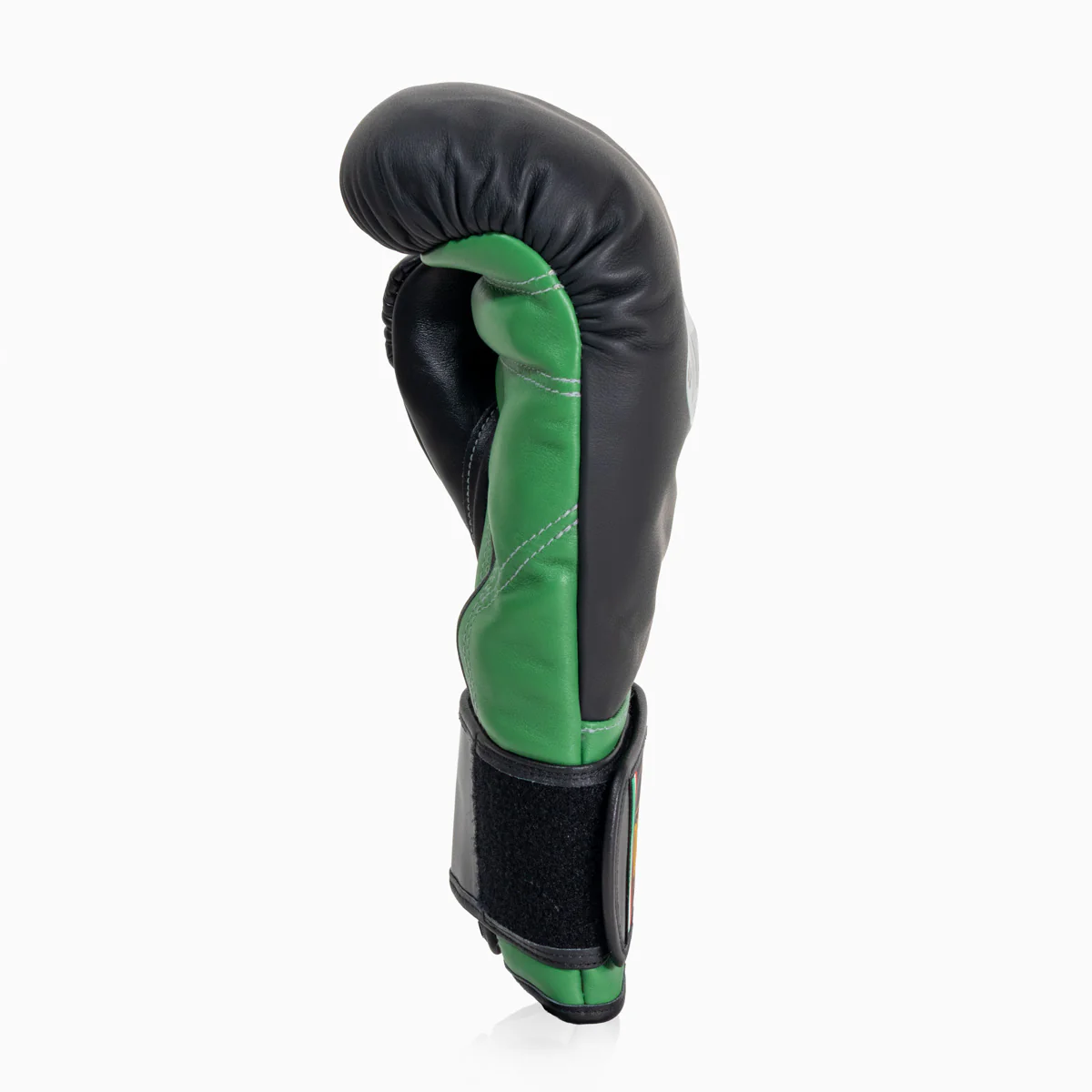 Guantoni Di Nardo con velcro 14 Oz Nero-verde - immagine 6