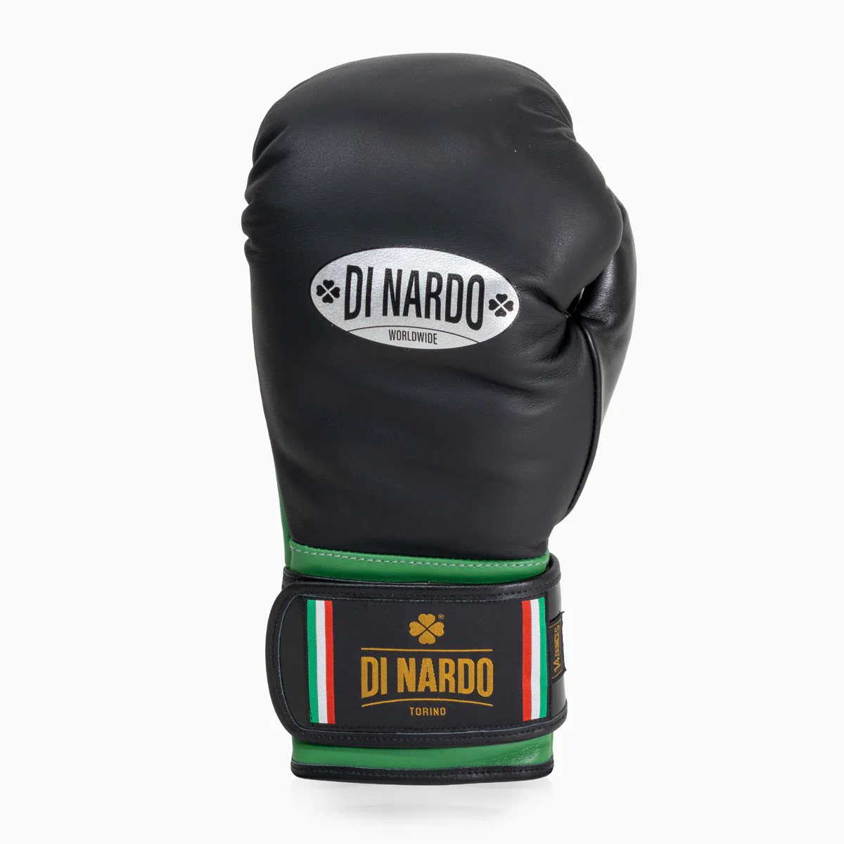 Guantoni Di Nardo con velcro 14 Oz Nero-verde - immagine 7