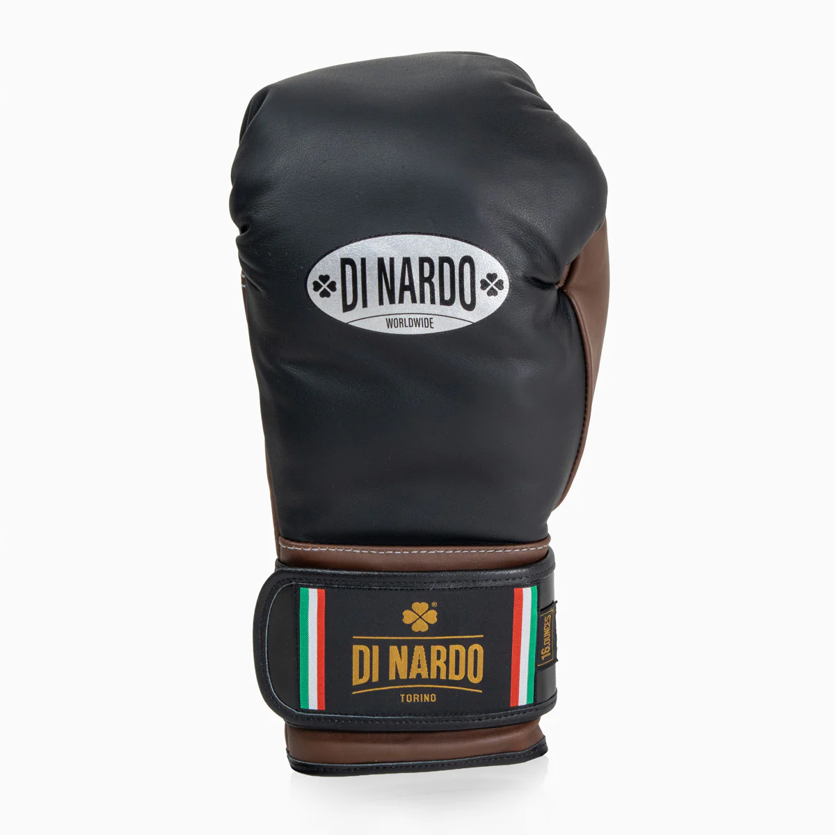 Guantoni Di Nardo con velcro 16 Oz Nero-cacao - immagine 6