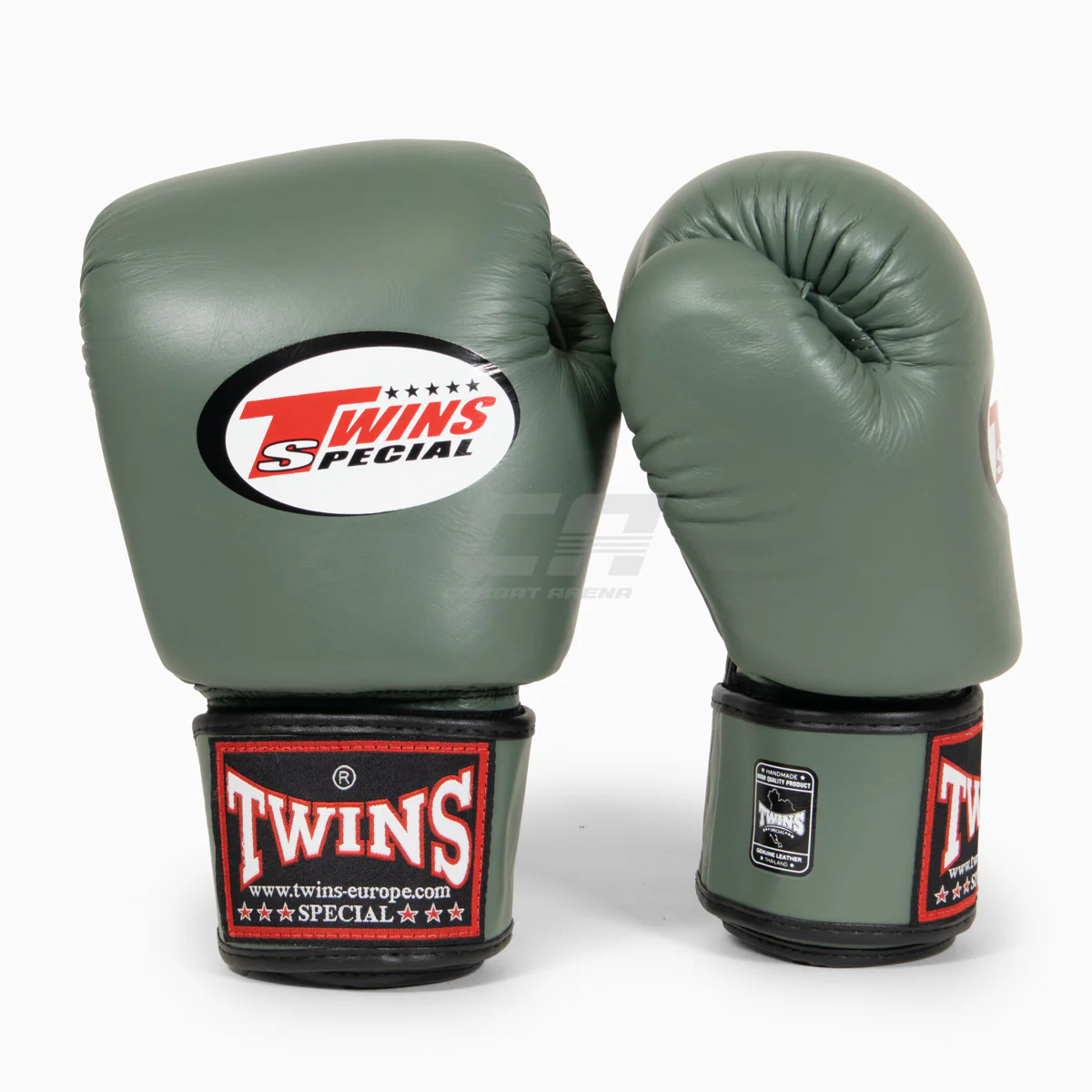 Guantoni Muay Thai Twins Special BGVL3 Verde militare