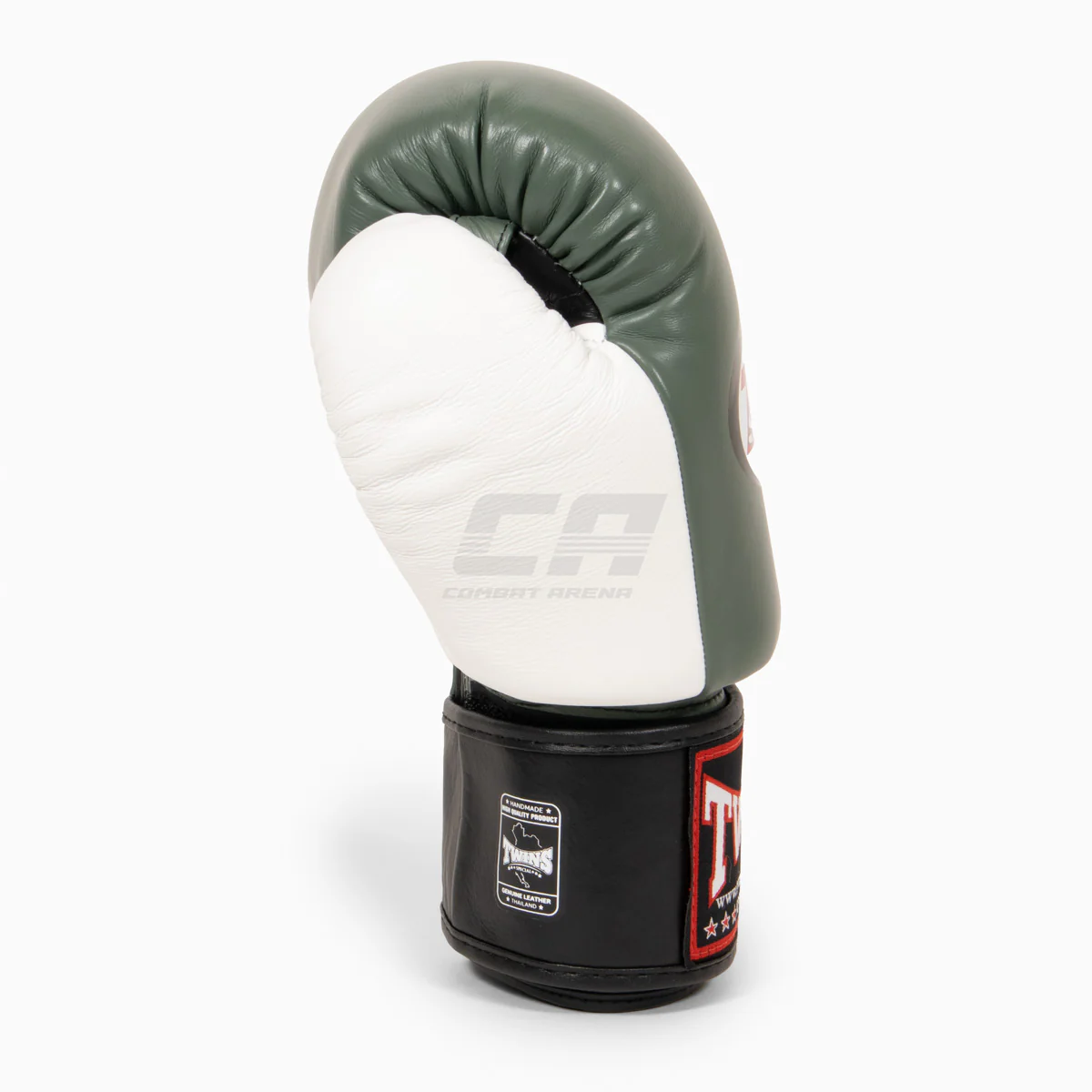 Guantoni Muay Thai Twins Special BGVL4 Nero-verde-bianco - immagine 5