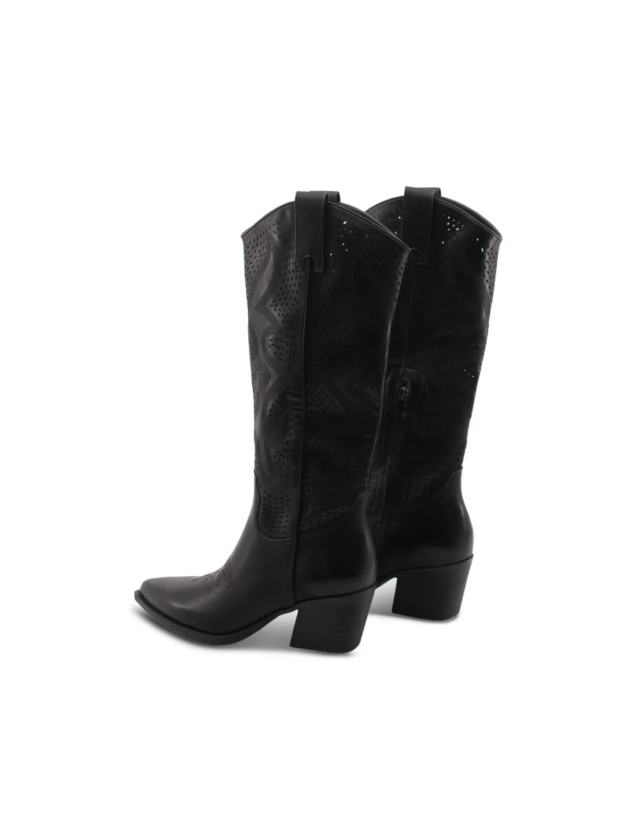 Stivale texano con zip da donna - immagine 5