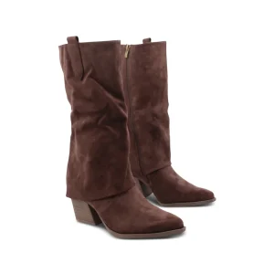 Stivale texano con risvolto da donna