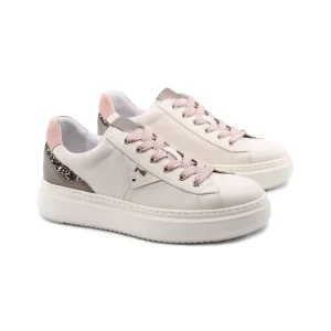 Sneaker con glitter da donna