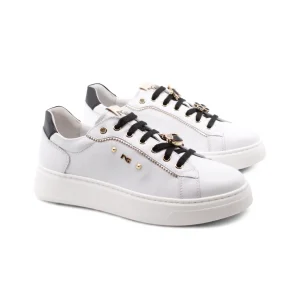 Sneaker bianca gioiello da donna