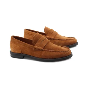 Mocassino scamosciato da donna