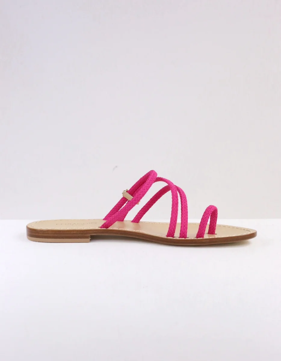 Ciabattina in corda fucsia - immagine 5