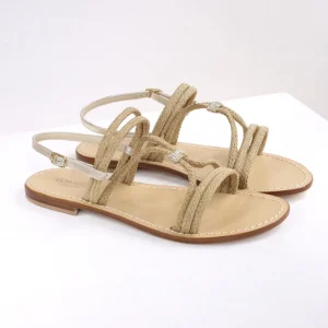 Sandalo in corda sabbia