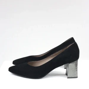 Décolleté Cecilia in camoscio