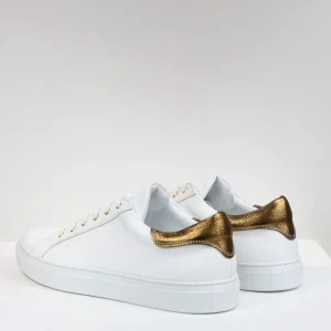 Sneakers Irene dettagli laminati bronzo