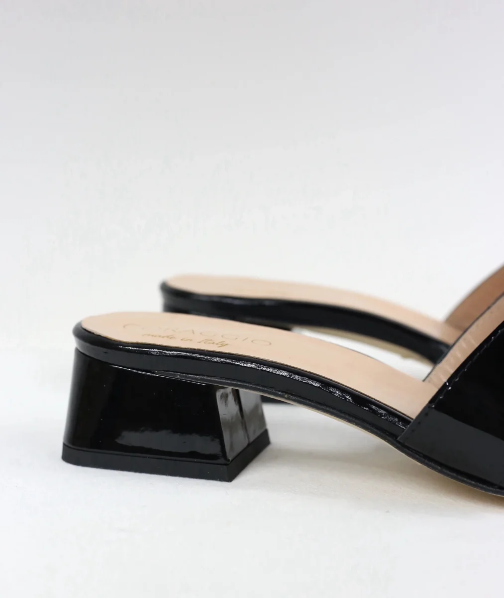 Ciabattina Coralie vernice nera - immagine 6