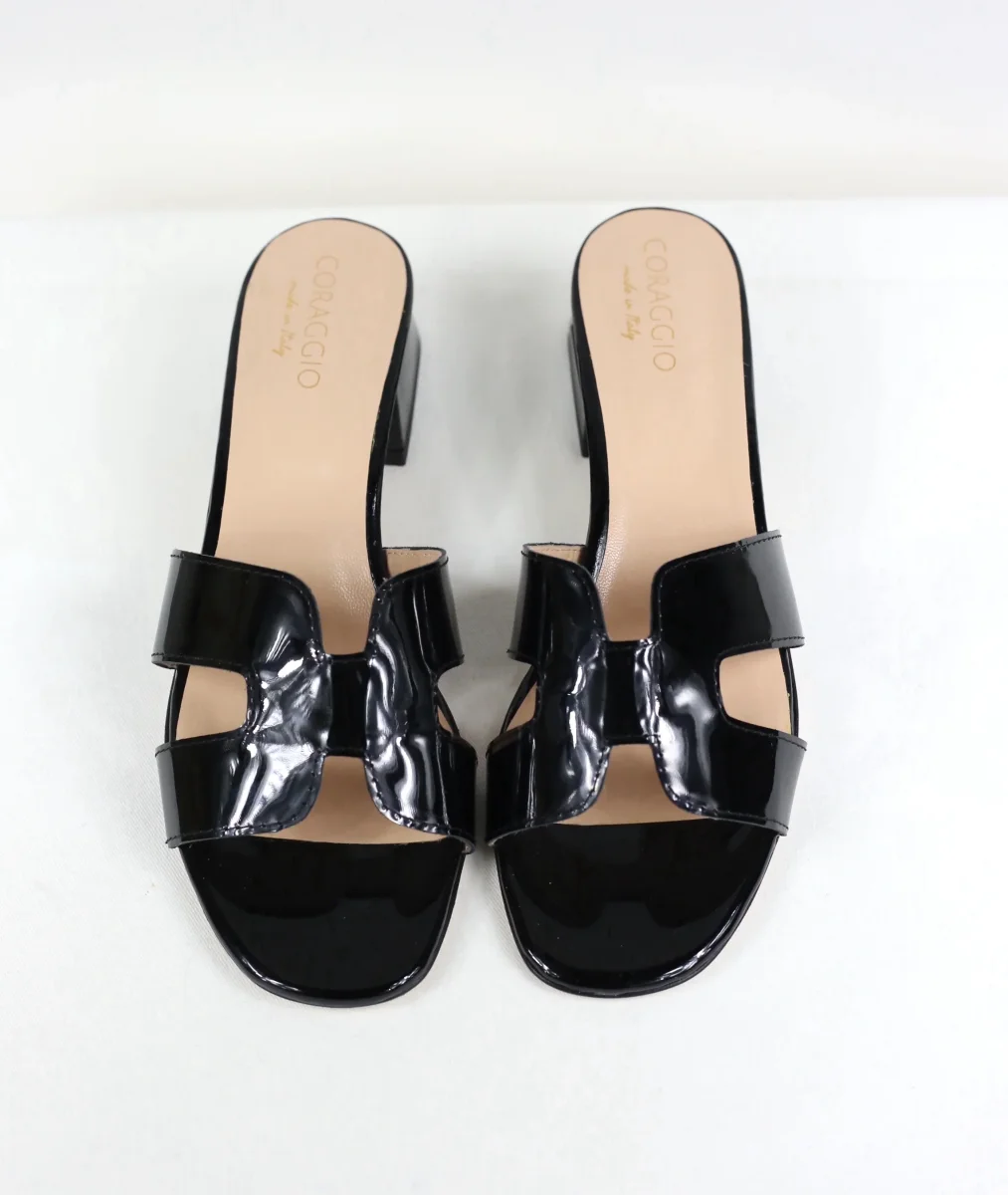 Ciabattina Coralie vernice nera - immagine 5