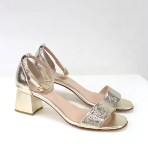 Sandalo Levante oro tacco 5